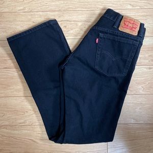 33x34 Levi’s 517 Bootcut fit Black Denim Jeans